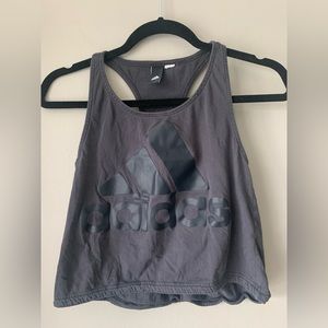 Adidas black cropped tank - SM.